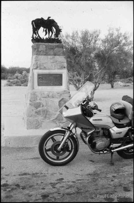 1986, Arizona, Mexico, motorcycle