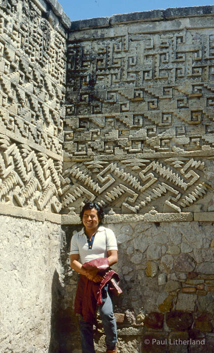 1986, Mendoza, Mexico, Mitla, motorcycle, Oaxaca