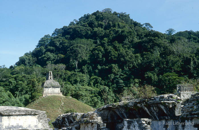 1986, Mexico, motorcycle, Palenque, ruins