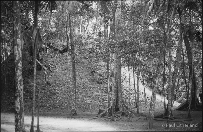 1986, Guatemala, Mexico, motorcycle, Tikal