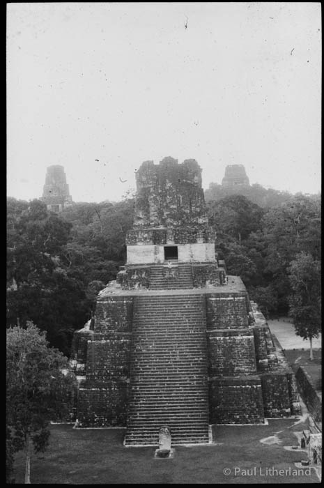 1986, Guatemala, Mexico, motorcycle, Tikal