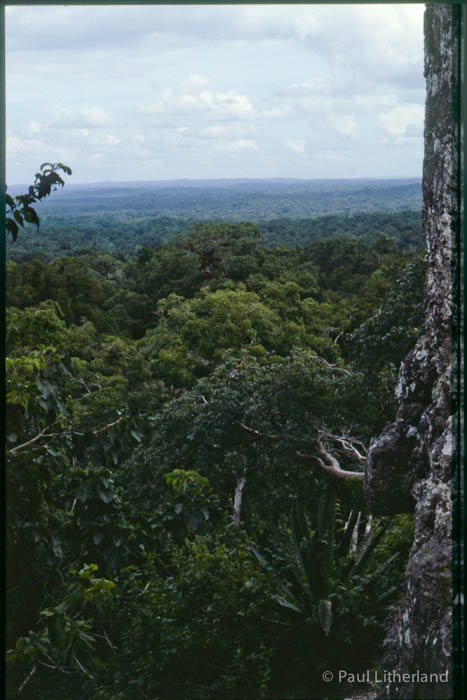 1986, Guatemala, Mexico, motorcycle, Tikal