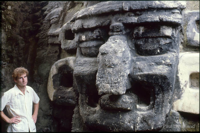 1986, Guatemala, Mexico, motorcycle, Tikal